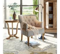 Fauteuil Bebington lin H/L/P env. 85/60/70 cm