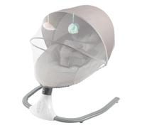 Fauteuil Berçant Électrique USB, Siège Relax Pliable avec Télécommande, 12 Mélodies Bluetooth 5 Vitesses Minuteur, Tissu Doux Lavable Structure Acier, Compact Pour Maison Extérieur, 100x75x86cm