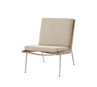 Fauteuil Boomerang HM1 Chêne Huilé/Karakorum 003/Acier