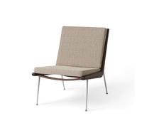 Fauteuil Boomerang HM1 Noyer/Karakorum 003/Acier