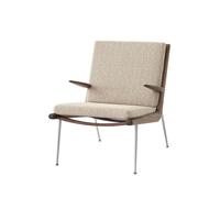 Fauteuil Boomerang HM2 Noyer/Karakorum 003/Acier