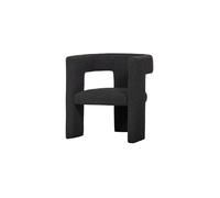 Fauteuil bouclette gris foncé Tiwa