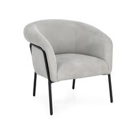 Fauteuil Camila gris clair