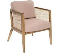 Fauteuil cannage en rotin et peuplier Koza Atmosphera Marron G