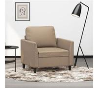 Fauteuil Cappuccino 60 cm Similicuir Marron G