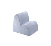 Fauteuil Chaise Enfant Nuage - Pouf En Velours Côtelé Blueberry Blue TU