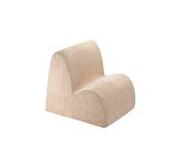 Fauteuil Chaise Enfant Nuage - Pouf En Velours Côtelé Brown Sugar TU