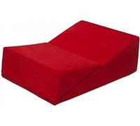 Fauteuil chaise longue canapé intime relaxant rabattable de forme triangulaire rouge
