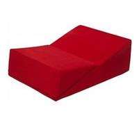 Fauteuil chaise longue canapé intime relaxant rabattable de forme triangulaire rouge Rouge G