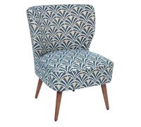 Fauteuil Chen Chiara Bleu Atmosphera
