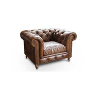 Fauteuil Chesterfield cuir Saint Paul