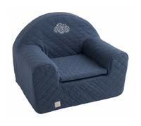 Sauthon – Fauteuil club Petit Nuage – coton matelassé – Bleu TU