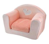 Fauteuil - Chaise - Bebe - Enfant club convertible Lapinou - Rose - 42 x 55 cm
