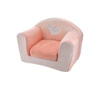 Fauteuil - Chaise - Bebe - Enfant club convertible Lapinou - Rose - 42 x 55 cm