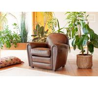 Fauteuil Club Cuir English Coffee