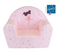 Fun House - Fauteuil club Danseuse Ballerine pour enfant L52×P33×H42 cm Rose