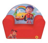 Fauteuil club en mousse pour enfant - FUN HOUSE - Oui Oui - Rouge - Intérieur