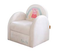 Fauteuil Club En Velours Avec Accoudoirs Arrondis Peppa Pig Beige / Peppa Pig TU