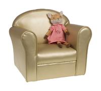 Fauteuil Club enfant doré