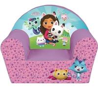Fauteuil Club Enfant Gabby et la Maison Magique Fun House, Rose, 52 x 33 x 42 cm