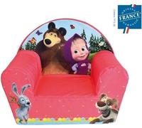 Fauteuil Club Enfant Masha et Michka, 42 cm x 52 cm x 33 cm, Housse Lavable