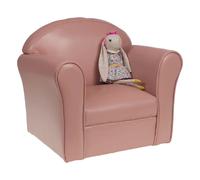 Fauteuil Club enfant rose