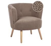 Fauteuil Club Moderne en Bou ossier Bas Meubles de Salon Marron Odenzen
