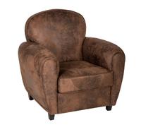 Fauteuil Club Stanis - Marron