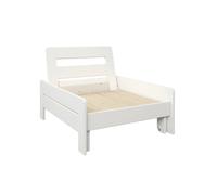 Fauteuil Convertible En Lit Calvi Blanc 90X200