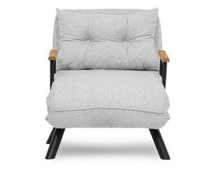 Fauteuil convertible Fauteuil Sando Single Teddy Gris 67 x 78 x h78