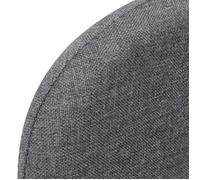 Fauteuil convertible - KIMISS - Gris clair - Tissu - Bois de pin - Confortable