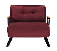 Fauteuil convertible Sando simple marron 67 x 78 x h78