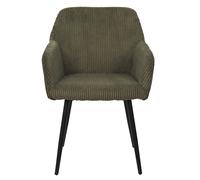 Fauteuil côtelé Banbury - Couleur Kaki