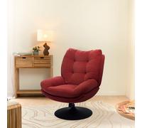 Fauteuil cotta avec piètement noir