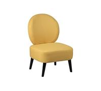 Fauteuil Crapaud Tissu Coloris Jaune Moutarde - SKALAN - ALTOBUY Jaune G