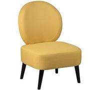 Fauteuil Crapaud Tissu Coloris Jaune Moutarde - SKALAN - ALTOBUY Jaune G