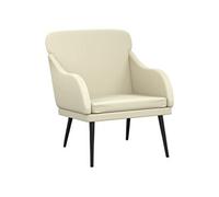 Fauteuil Crème 63x76x80 cm Similicuir