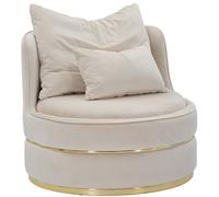 FAUTEUIL CRÈME/OR PARIS SPACE