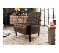 Fauteuil - Cuir (Marron) - IRON LABEL 14