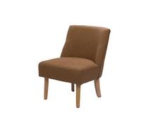 Fauteuil Dag bouclette marron (lot de 2) - - Marron - Tissu
