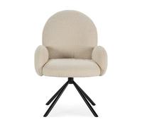 Fauteuil Dario pivotant blanc