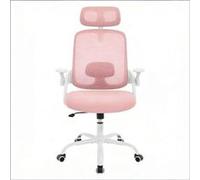 Fauteuil de bureau à dossier haut,OMOZUN fauteuil d'ordinateur,fauteuil de réunion,fauteuil de bureau,ergonomique,confortable et résistant,rose rose