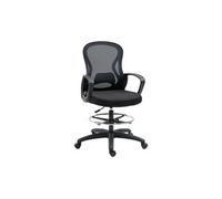 Vinsetto Fauteuil de bureau ergonomique, régalable, avec roulettes, bureau, confort bureau noir in vec repose-pieds Aosom France