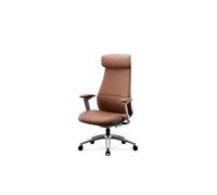 Fauteuil de bureau en cuir marron COMMAND Jan Nowak - modèle Président