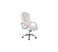 Fauteuil de bureau karen blanc. Hauteur d'assise: 48-58 cm.