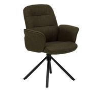 Fauteuil de Bureau Pivotant Sisco 98cm Kaki