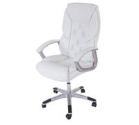 Mendler Fauteuil de bureau XXL - Blanc