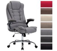 Fauteuil de Bureau Thor XXL en Tissu - CLP - Gris - Capacité 150 kg - Accoudoirs 123 cm