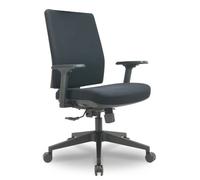 Fauteuil de bureau - WAYTEX - CARENE - Basculant synchrone - Dossier matelassé - Accoudoirs réglables