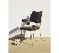 Fauteuil de coiffeur en cuir n°1581